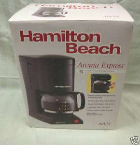 Hamilton Beach Aroma Express 48131 Coffee Maker WHITE  