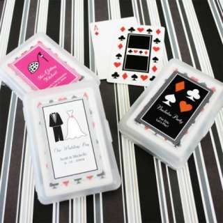50 Personalized Playing Cards Wedding Favors  