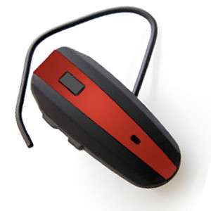 Suave Red Bluetooth Headset For Blackberry Torch 9800  