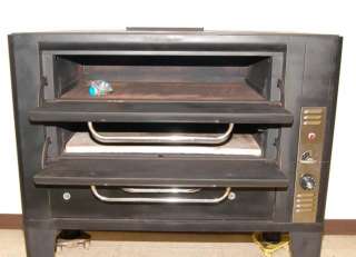 Blodgett Two Deck Gas Pizza Oven with Baking Stone, 51 Wide, Model 