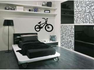 BMX Bike Bicycle Boys Girls Bedroom Kids Wall Decal Sticker Decor 24 