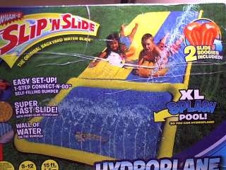  Slip N Slide Hydroplane Double W/ 2 Slide Blowup Boogie Boards  