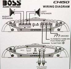 BOSS CHAOS CX150 200w 2 CHANNEL CAR AUDIO AMPLIFIER AMP 791489108058 