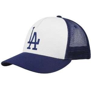  Nike L.A. Dodgers White Royal Blue Cooperstown Trucker 