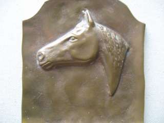 Antique Graham Bronze Horse Head Bookends Art Deco Rare  