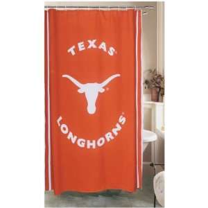   Longhorns Combo Shower Curtain & 3 Piece Bath Rug Set 