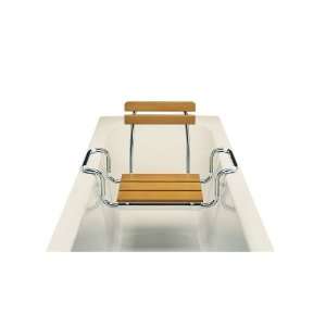  Aris 2111 Beech Wood Bathtub Seat with Back Support 2111 