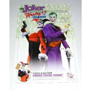   Collector Figure Promo Poster Batman Super villains 