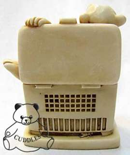   Bear Freezer Harmony Kingdom Box Figurine Ice Cream White NIB  