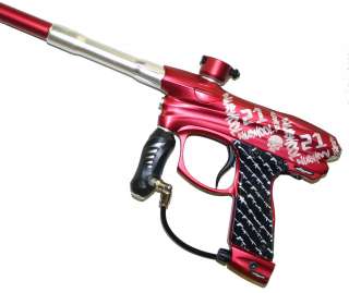 USED   2007 Dye Matrix DM7 Paintball Gun Marker   NUSKOOL IRONMEN 