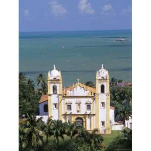 Elevated View of Igreja Ns Do Carmo and Sea Beyond, Olinda, Pernambuco 