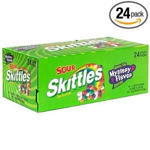 Skittles Bite Size Candies, Sour, 1.8 Ounce Packages (Pack of 24)