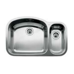 Blanco Sinks 510 880 Blanco Undermount Wave 1 1 2 Stainless Steel