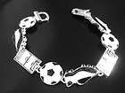 NEW SOCCER CHARM BRACELET BALL FUTBOL FIELD FOOTBALL