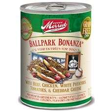 Merrick Canned Dog Food 13oz Ball Park Bonanza 12ct  