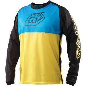 Troy Lee Designs Sprint Mens Bike Sports BMX Jersey   Yellow/Black 