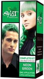 Splat Hair Dye Color Neon Green Kit Punk  