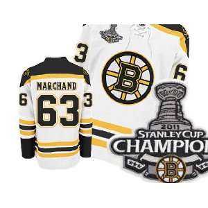 2011 NHL Boston Bruins Stanley CUP Champions Patch #63 Brad Marchand 