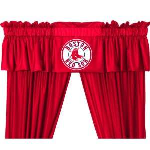  Boston Red Sox Logo Jersey Material Valance Sports 
