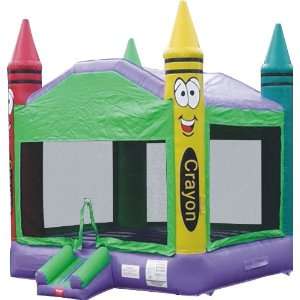  Bounce House Crayon 14x14 Inflatable Free Blower Free 