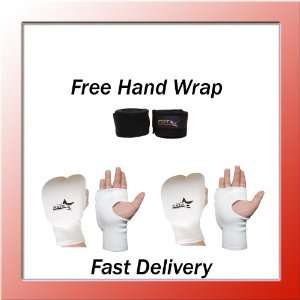 com Elasticated karate boxing hand inner gloves muay thai protective 