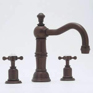 Rohl Faucets U.3721XIB Inca Bras Bathroom Sink Faucets 8  Widespread 