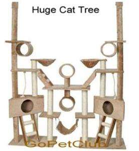 HUGECat Tree House Condo Scratcher Post Furniture FC2  