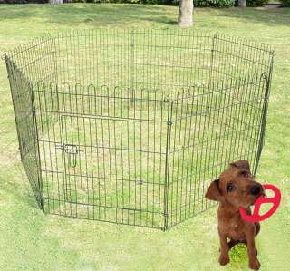 30 8 panel Pet Dog Cat Exercise Pen Playpen Fence Yard Kennel 