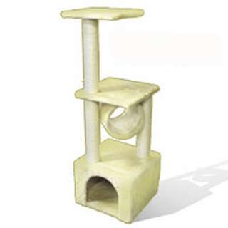Large Cat Tree Scratching Post Scratch Furniture Toy Tunnel & House 