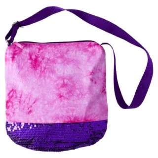   ® Girls Sequin Tie Dye Cross Body Bag   Pink.Opens in a new window
