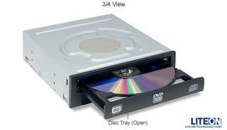 Internal 5.25 Black SATA CD/DVD±R±RW±DL ROM RAM Dual Layer 24X 