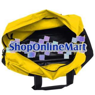 36 camping duffel with storage pouch yellow larger image view
