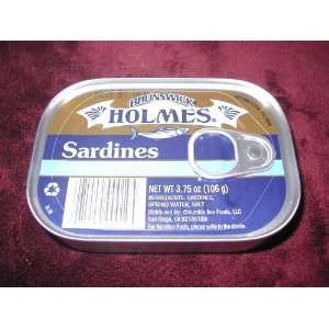  Brunswick Holmes Sardines in Spring Water ~ 3.75 oz 