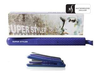   PURPLE Super Styler Ceramic Flat Iron Onyx Straighter ion Hair Iron