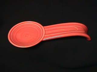 FIESTA PERSIMMON SPOON REST 1ST. QUALITY RETIRED  