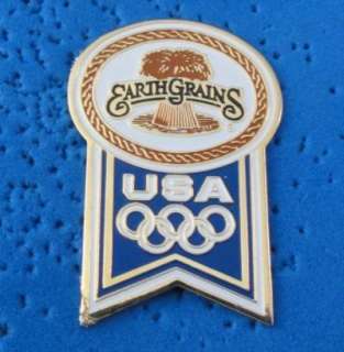 USOC Earth Grains Corporate Sponsor Olympic Pin  