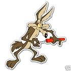 Wile E. Coyote dynamite cartoon bumper sticker 4 x 5 items in STICKERS 