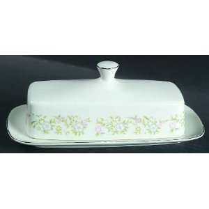  Sterling Japanese China Springtime Butter Dish 