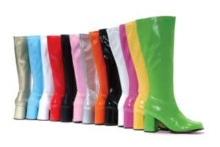 Groovy GoGo Boots 3 Heel Tons of Colors Size 5 14 Brand New FREE USA 