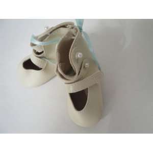  Doll Shoes with 3 Button Strap Closure 