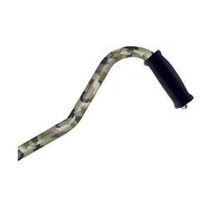   Aluminum Cane Foam Grip Handle Camouflage Safety locking silencer