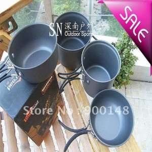  camping cookware set backpacking cooking pot rt208 Sports 