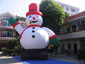 26ft Inflatable Snowman Christmas Holiday Ad Decoration  