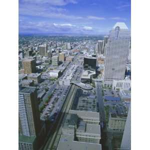  View of City from Tower, Calgary, Alberta, Canada, North 