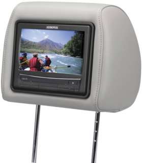   Taurus Dual DVD Headrest Video Players   for Cloth or Leather  