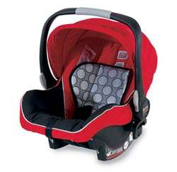  Britax B Safe Infant Car Seat, Red Baby