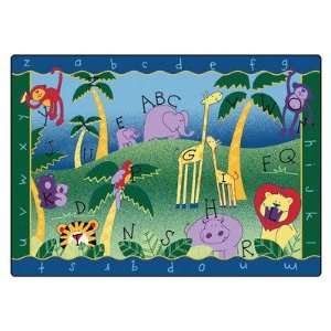  Carpets for Kids 93XX Alphabet Jungle Rug Size 84 x 11 