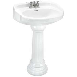   Classics Pedestal Sink COLUMN ONLY White 045586202042  
