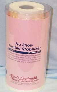 No Show Iron On Fusible Embroidery Stabilizer New  