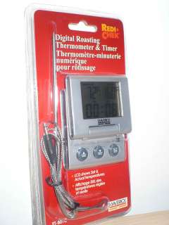 Digital Flex Cooking & Food Oven Thermometer Timer NEW  